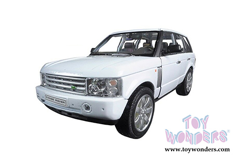 Welly - Land Rover Range Rover SUV with Sunroof (2003, 1/24 scale diecast model car, White) 22415WWT
