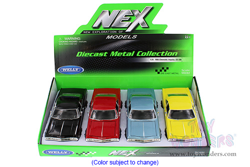 Welly - Chevy&reg; Impala&trade; SS396 Hard Top (1965, 1/24 scale diecast model car, Assrtd) 22417/4D