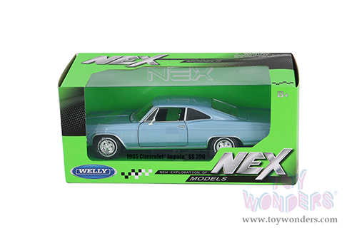 Welly - Chevy&reg; Impala&trade; SS 396 Hard Top (1965, 1/24 scale diecast model car, Light Blue) 22417WLBU/24