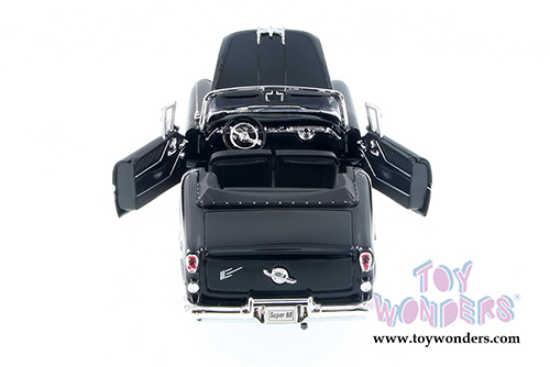 Welly - Oldsmobile™ Super 88™ Open Convertible (1955, 1/24 scale diecast model car, Black) 22432WBK