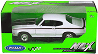 Welly - Buick GSX  Hard Top (1970, 1/24 scale diecast model car, White) 22433WW