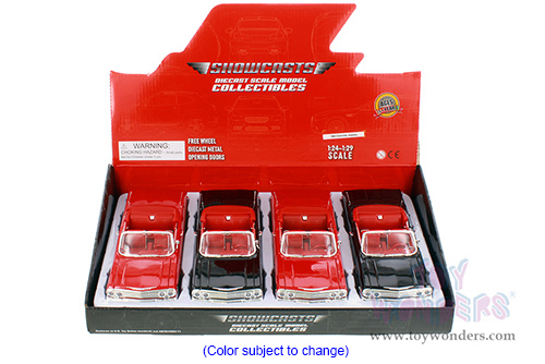 Showcasts® Collectibles - Chevrolet® Impala Convertible (1963, 1/24 scale diecast model car, Asstd.) 22434/4D MAP: $19.99