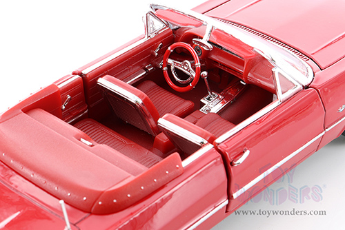 Welly - Chevolet&reg; Impala Convertible (1963, 1/24 scale diecast model car, Red) 22434LR/4D