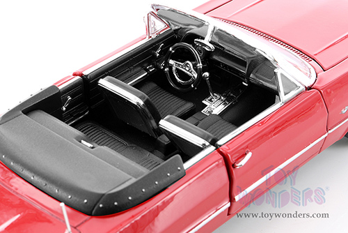 Welly - Chevrolet&reg; Impala Low Rider Convertible (1963, 1/24 scale diecast model car, Red) 22434WLRR