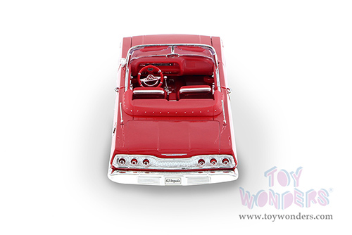Welly - Chevrolet&reg; Impala&trade; Convertible (1963, 1/24 scale diecast model car, Red) 22434WR