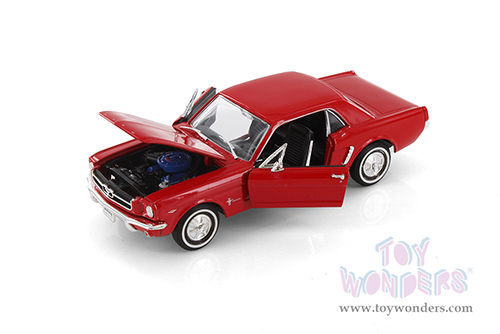 Showcasts® Collectibles - Ford Mustang Coupe Hard Top (1964 1/2, 1/24 scale diecast model car, Asstd.) 22451/4D MAP: $19.99