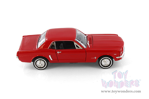 Showcasts® Collectibles - Ford Mustang Coupe Hard Top (1964 1/2, 1/24 scale diecast model car, Asstd.) 22451/4D MAP: $19.99