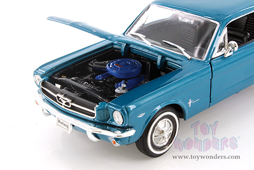 Showcasts® Collectibles - Ford Mustang Coupe Hard Top (1964 1/2, 1/24 scale diecast model car, Asstd.) 22451/4D MAP: $19.99