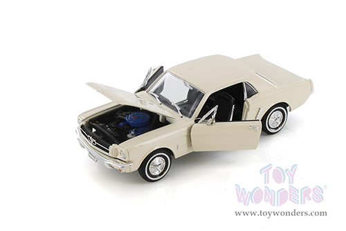 Showcasts® Collectibles - Ford Mustang Coupe Hard Top (1964 1/2, 1/24 scale diecast model car, Asstd.) 22451/4D MAP: $19.99