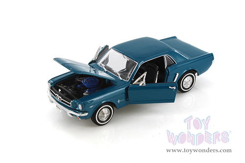 Showcasts® Collectibles - Ford Mustang Coupe Hard Top (1964 1/2, 1/24 scale diecast model car, Asstd.) 22451/4D MAP: $19.99