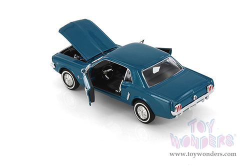 Showcasts® Collectibles - Ford Mustang Coupe Hard Top (1964 1/2, 1/24 scale diecast model car, Asstd.) 22451/4D MAP: $19.99