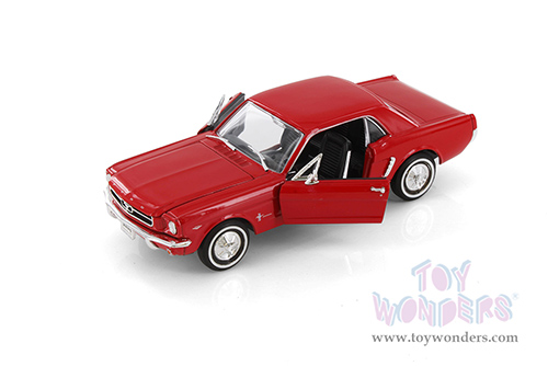 Showcasts® Collectibles - Ford Mustang Coupe Hard Top (1964 1/2, 1/24 scale diecast model car, Asstd.) 22451/4D MAP: $19.99