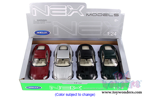 Welly - Jaguar XK Coupe (1/24 scale diecast model car, Asstd.) 22470/4D
