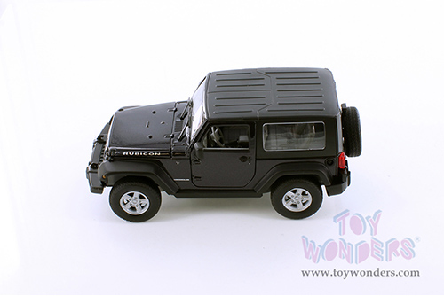 Welly - Jeep® Wrangler Rubicon Hardtop (2007, 1/24 Scale diecast model car, Black) 22489HWS