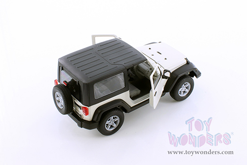 Welly - Jeep&reg; Wrangler Rubicon Hardtop (2007, 1/24 Scale diecast model car, White) 22489HWT