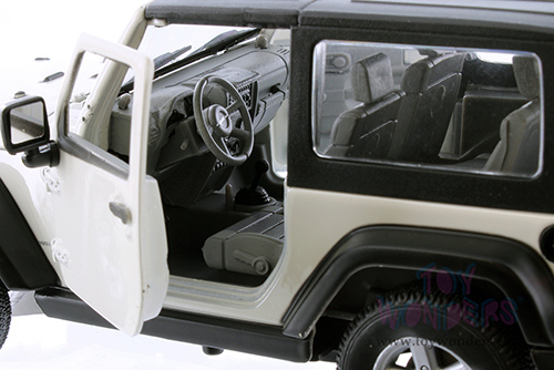Welly - Jeep&reg; Wrangler Rubicon Hardtop (2007, 1/24 Scale diecast model car, White) 22489HWT