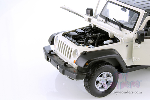 Welly - Jeep&reg; Wrangler Rubicon Hardtop (2007, 1/24 Scale diecast model car, White) 22489HWT