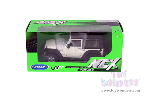 Welly - Jeep&reg; Wrangler Rubicon Hardtop (2007, 1/24 Scale diecast model car, White) 22489HWT