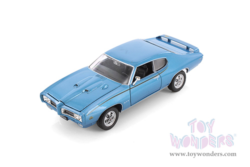 Welly - Pontiac® GTO™ Hardtop (1969, 1/24 scale diecast model car, Blue) 22501WBU