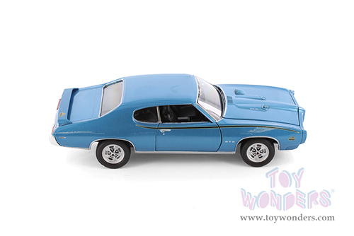 Welly - Pontiac® GTO™ Hardtop (1969, 1/24 scale diecast model car, Blue) 22501WBU
