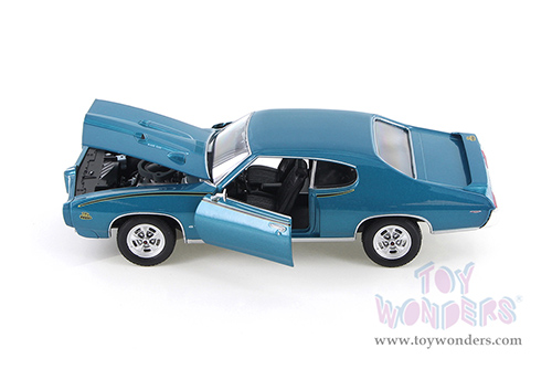 Welly - Pontiac® GTO™ Hardtop (1969, 1/24 scale diecast model car, Blue) 22501WBU