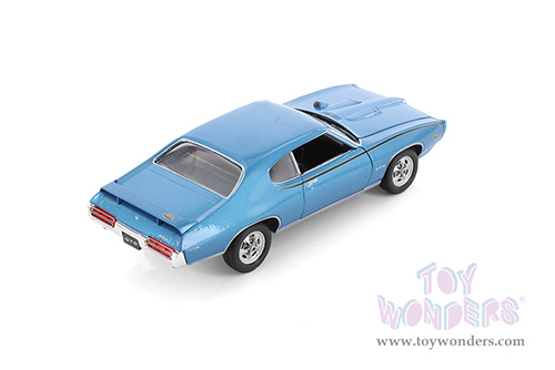 Welly - Pontiac® GTO™ Hardtop (1969, 1/24 scale diecast model car, Blue) 22501WBU