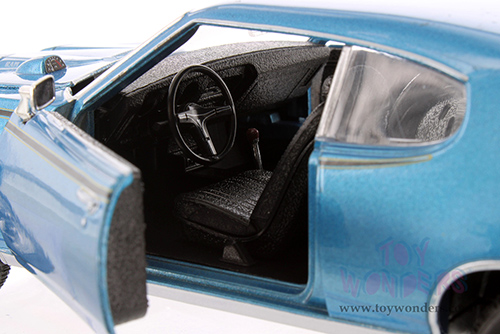 Welly - Pontiac® GTO™ Hardtop (1969, 1/24 scale diecast model car, Blue) 22501WBU
