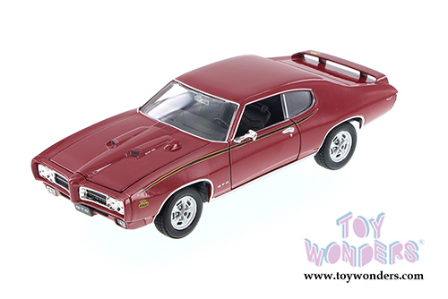 Welly - Pontiac GTO Hardtop (1969, 1/24 scale diecast model car, Red) 22501WR