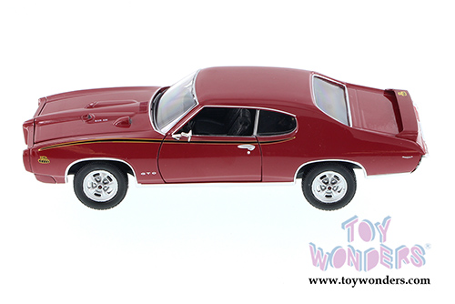 Welly - Pontiac GTO Hardtop (1969, 1/24 scale diecast model car, Red) 22501WR