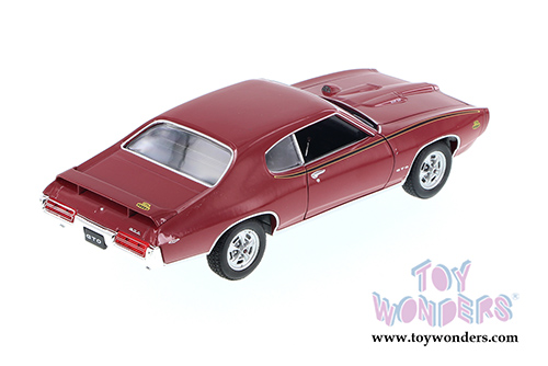 Welly - Pontiac GTO Hardtop (1969, 1/24 scale diecast model car, Red) 22501WR