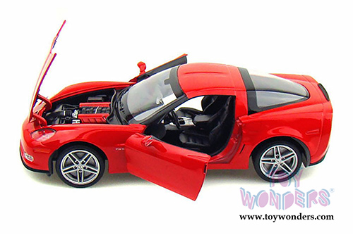 Welly - Chevrolet&reg; Corvette&reg; Z06 Hardtop (2007, 1/24 scale diecast model car, Red) 22504W/R