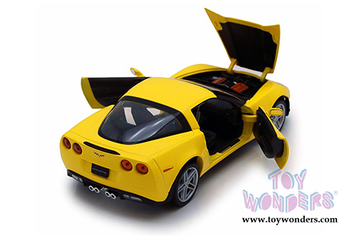 Welly - Chevrolet® Corvette® Z06 Hardtop (2007, 1/24 scale diecast model car, Yellow) 22504WYL