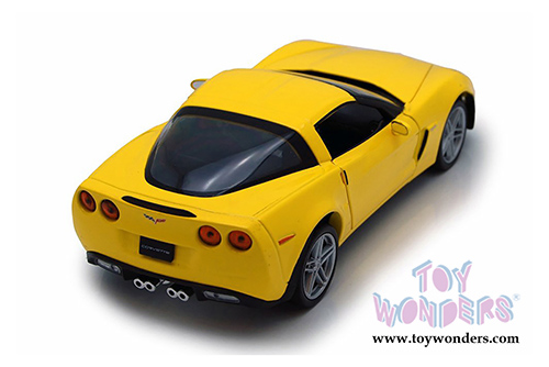 Welly - Chevrolet® Corvette® Z06 Hardtop (2007, 1/24 scale diecast model car, Yellow) 22504WYL