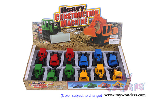Heavy Construction Machine (4.5" diecast model car, Asstd.) 2261D