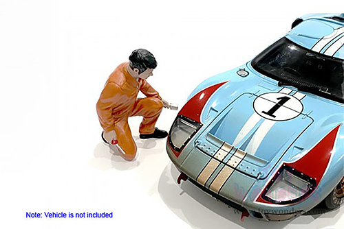 American Diorama Figurine - Mechanic Jerry Figure (1/18 scale, Orange) 23789OR