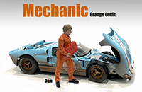 American Diorama Figurine - Mechanic Dan Figure (1/18 scale, Orange) 23792OR