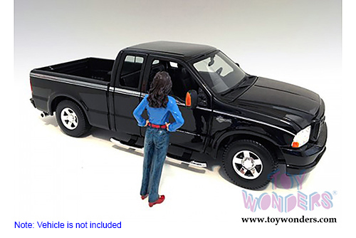 American Diorama Figurine - Detective III Figure (1/18  scale, Blue) 23893