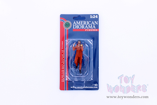 American Diorama Figurine - Mechanic Paul Figure (1/24 scale, Orange) 23903OR