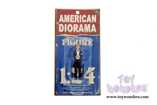 American Diorama Figurine - The Robbers - Robber I (1/24 scale, Black) 23921