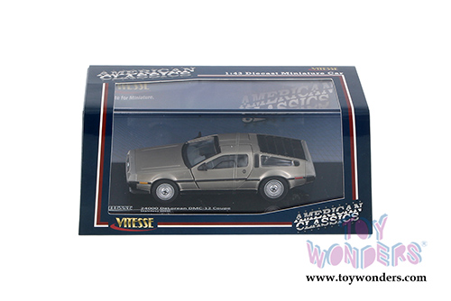 Sun Star Vitesse - DeLorean DMC-12 Coupe (1/43 scale diecast model car, Stainless Steel) 24000/6