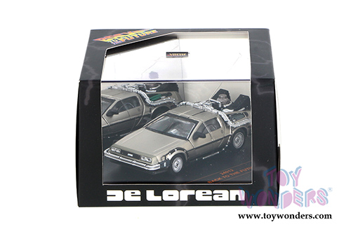 Sun Star Vitesse - Back to The Future DeLorean (1/43 scale diecast model car, Stainless Steel) 24012/6