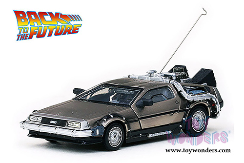Sun Star Vitesse - Back To The Future Part I, II, III DeLorean Time Machines Set (1/43 scale diecast model car, Stainless Steel) 24016