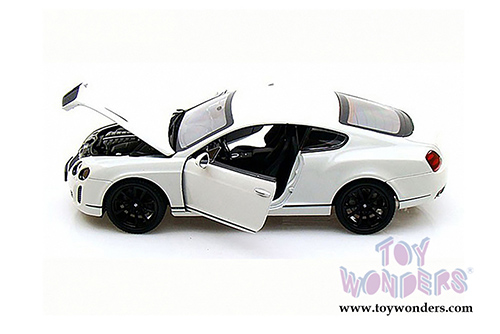 Welly - Bentley Continental Supersports Hardtop (1/24 scale diecast model car, White) 24018WWT