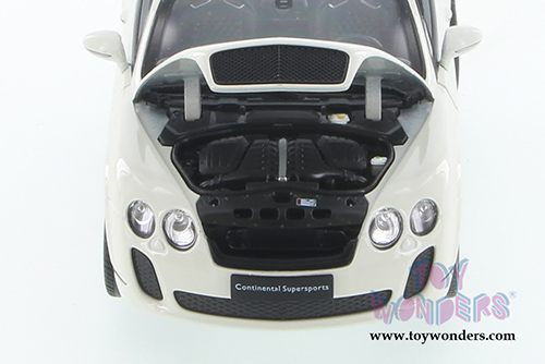 Welly - Bentley Continental Supersports Hardtop (1/24 scale diecast model car, White) 24018WWT