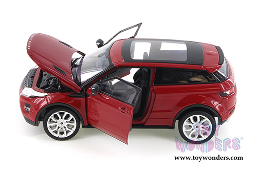 Welly - Land Rover Range Rover Evoque SUV w/ Sunroof (1/24 scale diecast model car, Red) 24021WR
