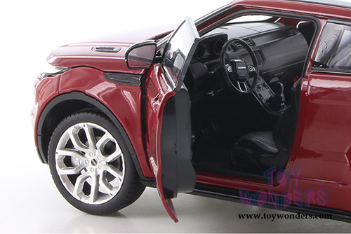 Welly - Land Rover Range Rover Evoque SUV w/ Sunroof (1/24 scale diecast model car, Red) 24021WR