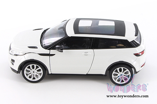 Welly - Land Rover Range Rover Evoque SUV w/ Sunroof (1/24 scale diecast model car, White) 24021WWT