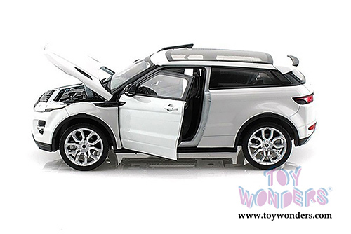 Welly - Land Rover Range Rover Evoque SUV w/ Sunroof (1/24 scale diecast model car, White) 24021WWT