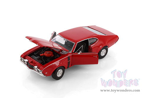 Welly - Oldsmobile™ 442 Hardtop (1968, 1/24 diecast model car, Red) 24024WR