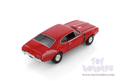 Welly - Oldsmobile™ 442 Hardtop (1968, 1/24 diecast model car, Red) 24024WR